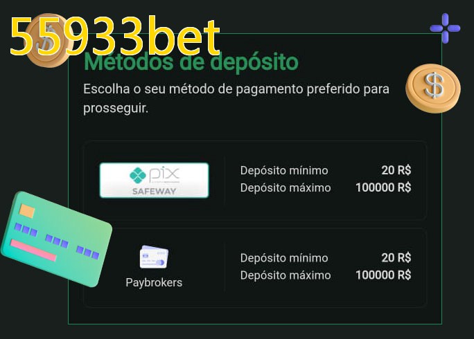 O cassino 55933betbet oferece uma grande variedade de métodos de pagamento